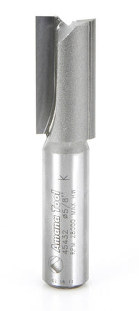 Amana Tool 45432 Carbide Tipped Straight Plunge High Production 5/8 D x 1-1/4 CH x 1/2 SHK x 2-7/8 Inch Long Router Bit