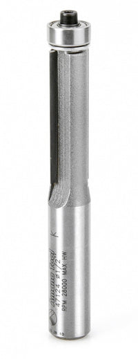 Amana Tool 47124 Carbide Tipped Flush Trim 1/2 D x 1-1/2 CH x 1/2 SHK x 3-7/8 Inch Long Router Bit w/ Lower Ball Bearing