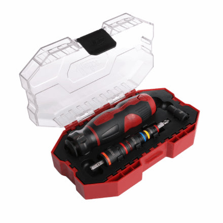 MALCO KITFB2 C-RHEX® 7-in-1 Flip Bit Socket Set Service Kit with Storage Handle in Premium Case