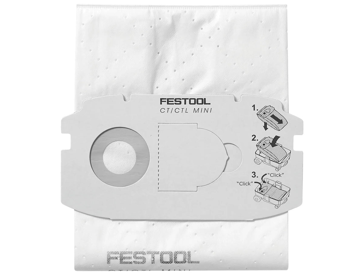 FESTOOL 498410 SELFCLEAN FILTER BAG SC FIS-CT MINI/5
