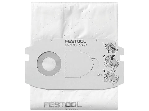 FESTOOL 498410 SELFCLEAN FILTER BAG SC FIS-CT MINI/5