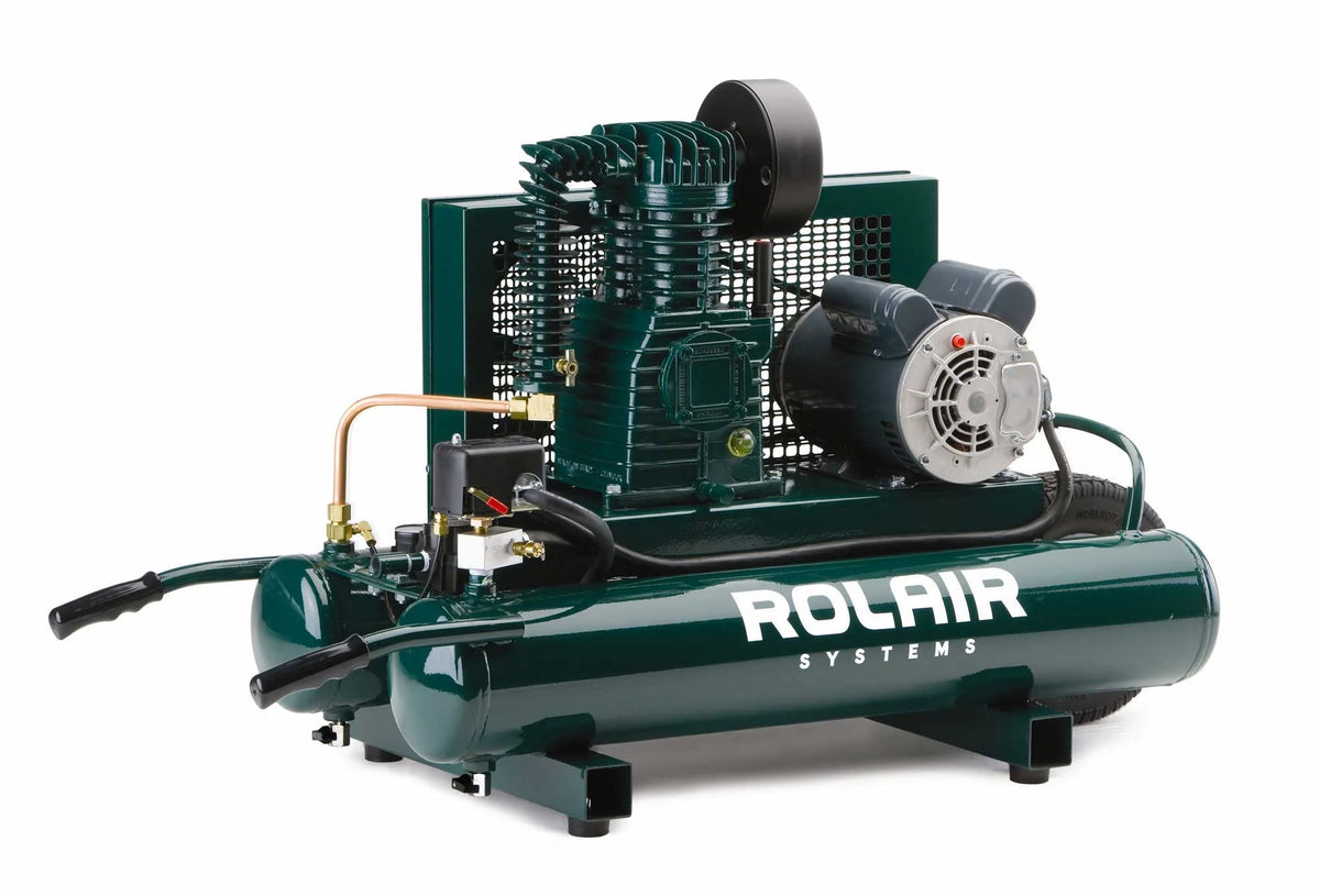 Rolair Systems 6820MK103D 2HP 9 Gal Belt Drive Electric Air Compressor