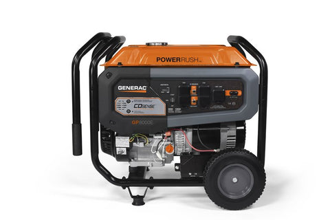 Generac 8000E Portable Generator, 8000W | Electric Start with COsense | 49ST