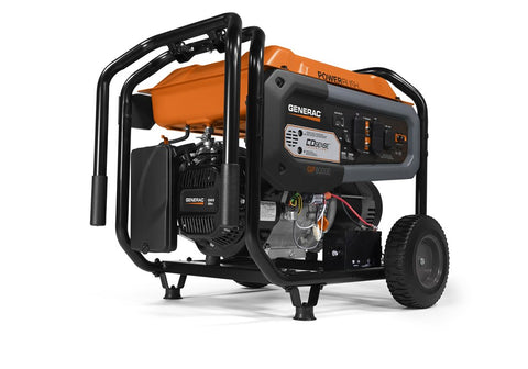 Generac 8000E Portable Generator, 8000W | Electric Start with COsense | 49ST