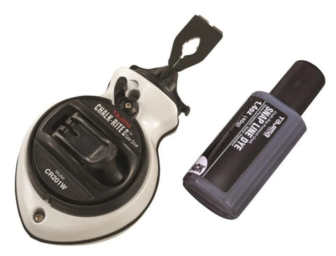 Tajima CR201W-P White CHALK RITE II 1 mm Snap Line Black Dye