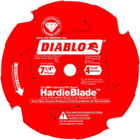 Diablo D0704DH 7-1/4-Inch x 4 Tooth (PCD) Fiber Cement HardieBlade