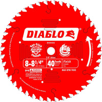 Diablo D0840X 8-1/4-Inch x 40 Tooth Finishing Saw Blade