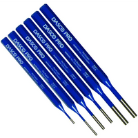 Dasco Pro (22) High Carbon Steel 6-Pc Pin Punch Set