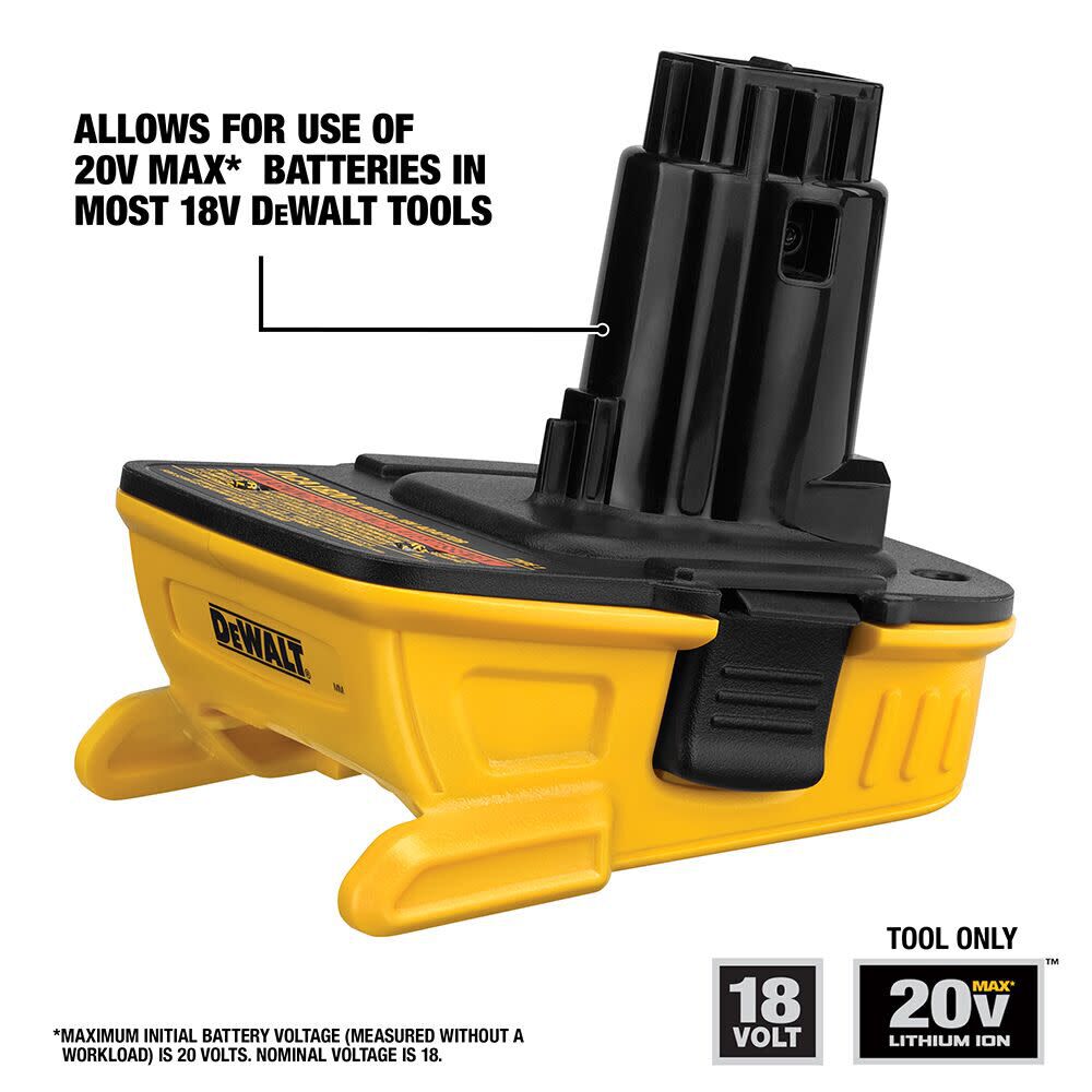 DEWALT DCA1820 18V-20V Battery Adapter