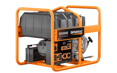 Generac XD5000E Portable Generator, 5000W | Diesel | Electric Start | 50ST