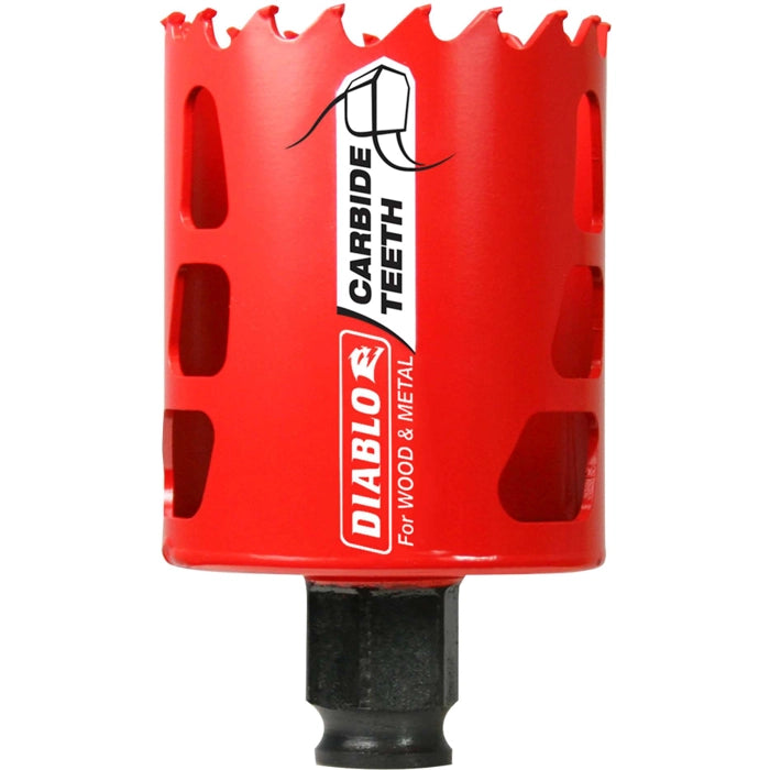 Diablo DHS2125CT 2-1/8 Inch Carbide-Tipped Wood & Metal Holesaw