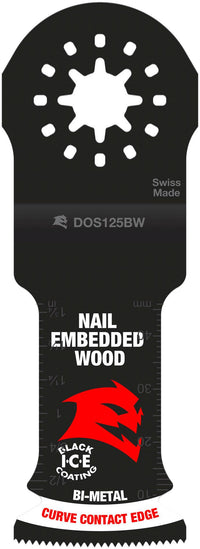 Diablo DOS125BW3 1-1/4-Inch Starlock Bi-Metal Oscillating Blades for Nail-Embedded Wood, 3-Pack