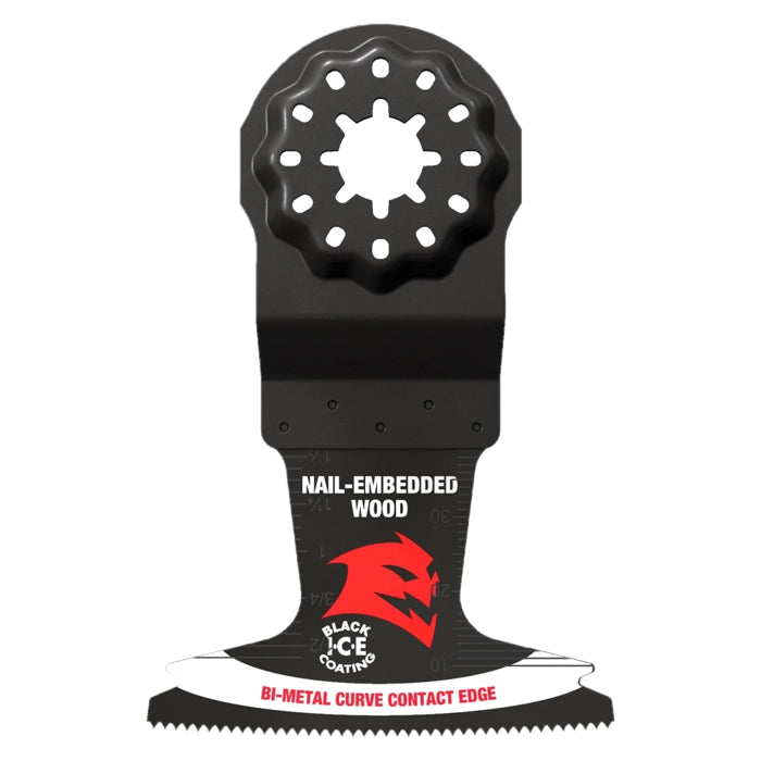 Diablo DOS250BW10 2-1/2 in. Starlock Bi-Metal Oscillating Blade for Nail-Embedded Wood (10-Pack)
