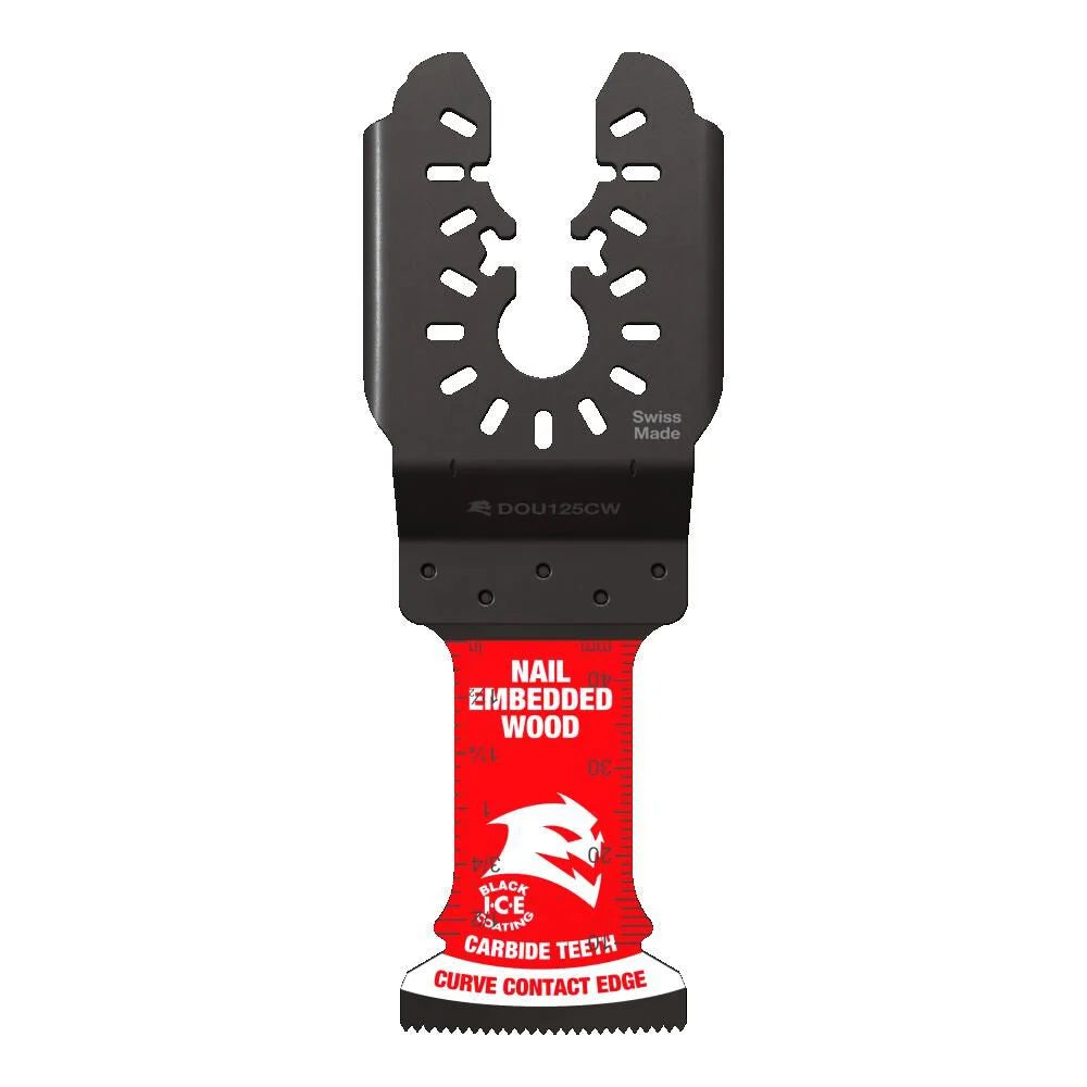 Diablo Tools DOU125CW 1-1/4in AMPED Carbide Teeth Oscillating Blade for Nail-Embedded Wood