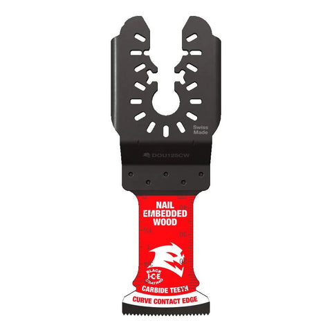 Diablo Tools DOU125CW 1-1/4in AMPED Carbide Teeth Oscillating Blade for Nail-Embedded Wood