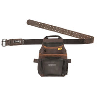 DeWalt DWST550115 12-Pocket Leather Pouch with Belt