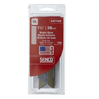 Senco A301500 15GA Bright 34 Degree Angled Finish Nail 1-1/2" (700 Ct.)