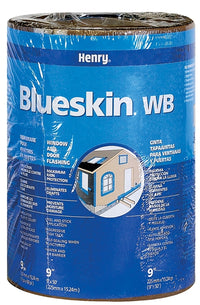 Henry Blueskin WB BH200WB4590 Window and Door Flashing, 50' x 9" Self-Adhesive Flashing Membrane