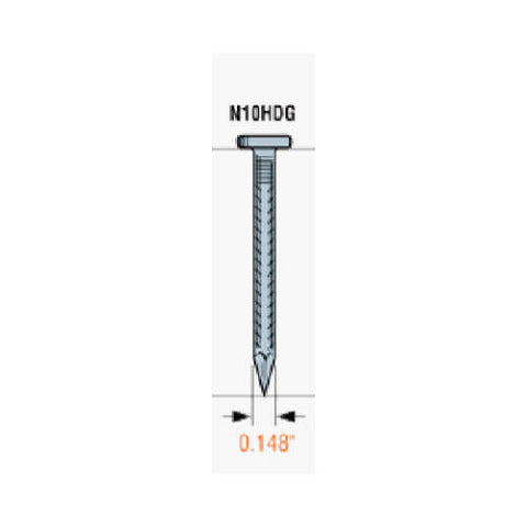 Simpson Strong-Tie N10DHDG-R Galvanized Connector Nail 1-1/2" 1lb Box (120Ct)