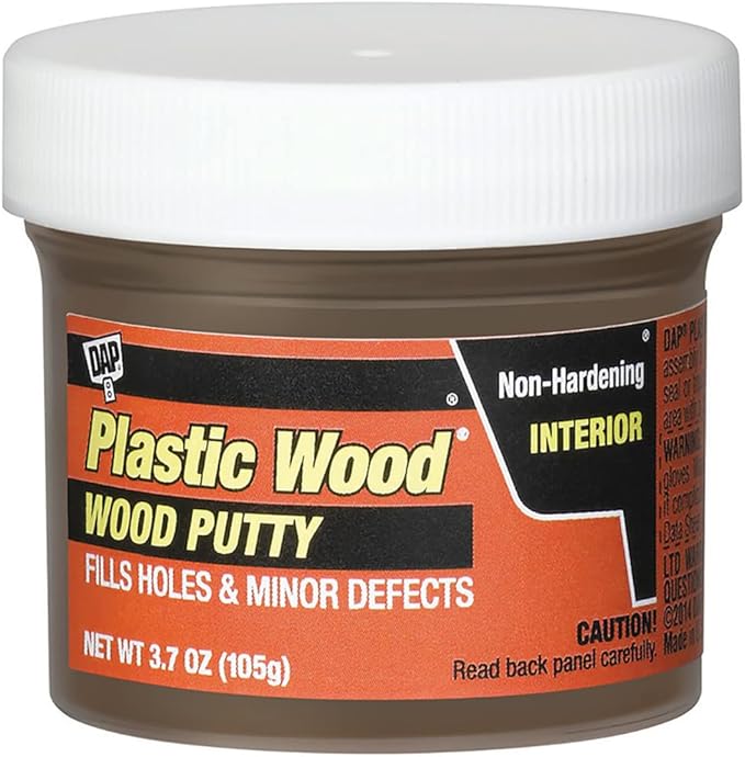 Dap 74131 Smooth Finishing Putty, Dark Walnut, 3.7 Oz