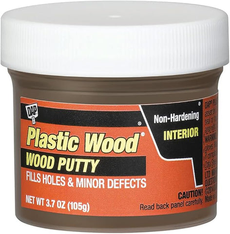 Dap 74131 Smooth Finishing Putty, Dark Walnut, 3.7 Oz