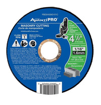 Avanti Pro PBD045063101C Avanti Cut-off Wheel 4-1/2" x  1/16" Thick, 7/8" Arbor