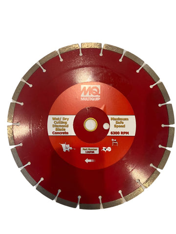 MultiQuip 12GPSR Segmented Concrete Diamond Blade 12"