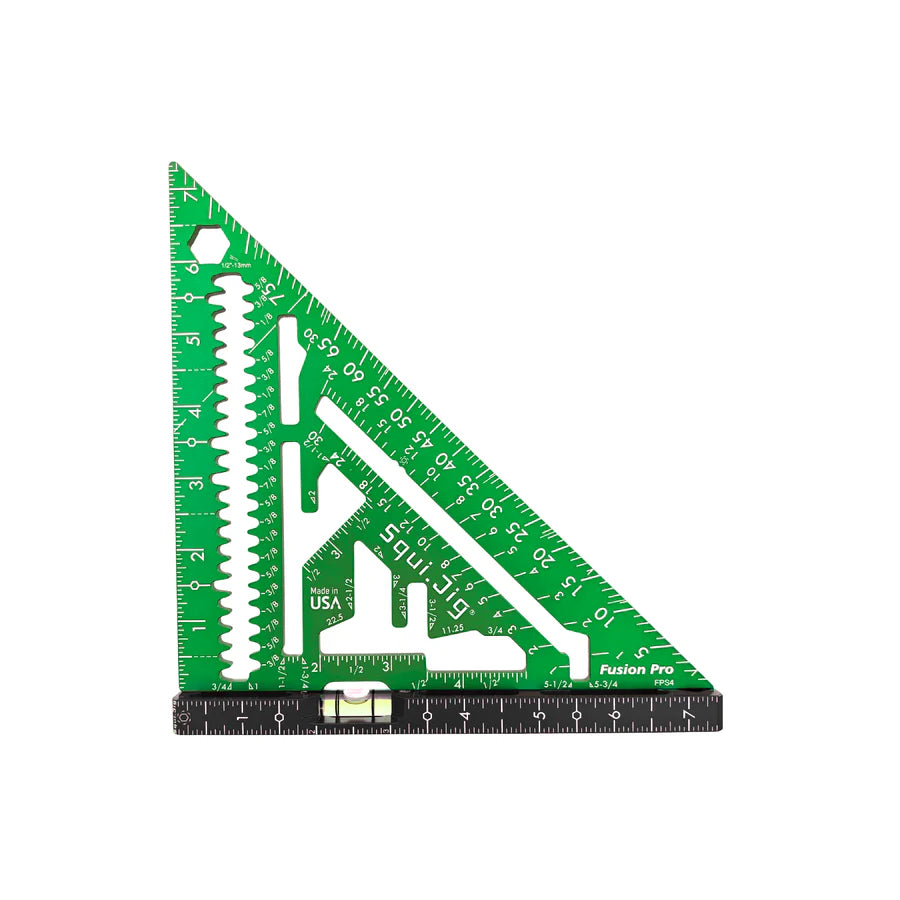 Squi.Jig Fusion Pro 7.5" Green with level