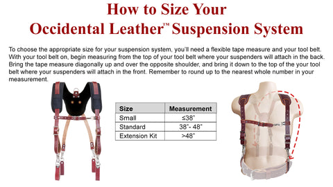Occidental Leather 5055 Stronghold Suspension System