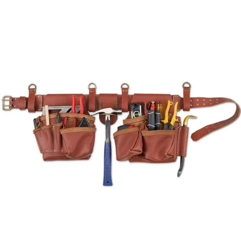 McGuire-Nicholas 1DM-527-M-2 Masters Premium Leather Work Belt 52.5"