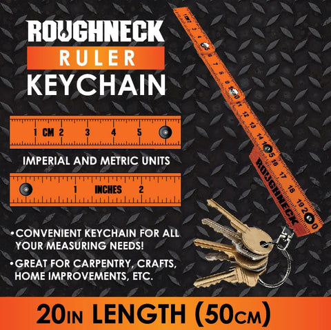 ROUGHNECK 20" RULER KEYCHAIN