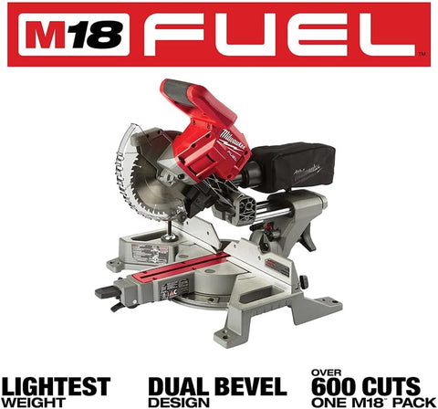 Milwaukee M18 FUEL 2733-20 7-1/4" M18 FUEL Miter Saw (Tool Only)