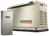 Generac Standby Generator, 10kW | With 16-Circuit Transfer Switch | WiFi Enabled