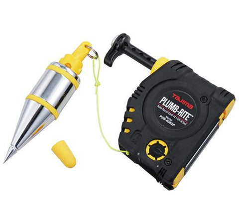 Tajima PZB-400GP PLUMB-RITE Compact and Light-Duty Plumb Bob Setter, 14 Oz Bob, Black
