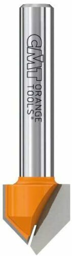 CMT 815.127.11 V-Grooving Bit, 1/4-Inch Shank, 1/2-Inch Diameter, Carbide-Tipped