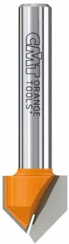 CMT 815.127.11 V-Grooving Bit, 1/4-Inch Shank, 1/2-Inch Diameter, Carbide-Tipped