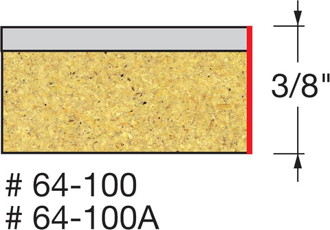 Freud 64-100 1/4" D X 1-1/2" L Carbide Flush Trim Router Bit