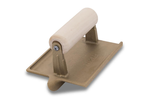 Marshalltown 7314W 6" x 4-1/2" QLT Bronze Hand Groover-1/2" Groove Width