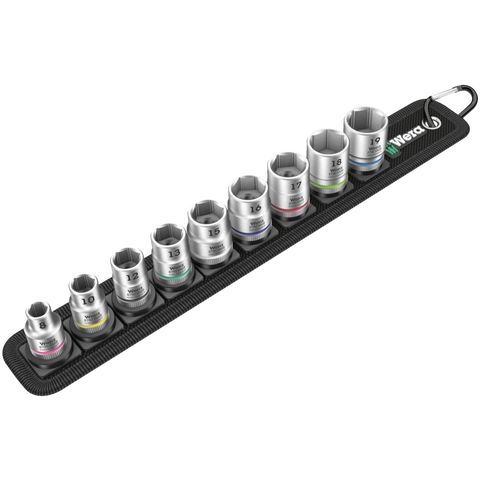 WERA 05 003973 001 Belt B 4 Zyklop socket set 3/8Dr.