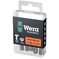WERA 05 057644 001 840/4 HEX-PLUS Impaktor Bits
