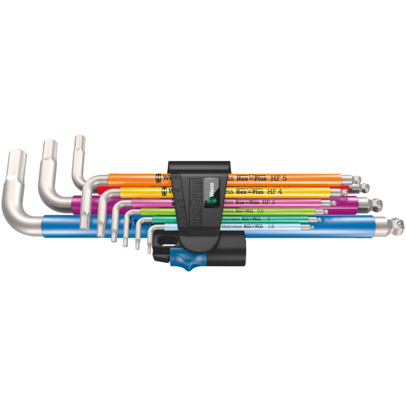 Wera 05 022699 001 3950/9 Hex-Plus Multicolour HF Stainless 1