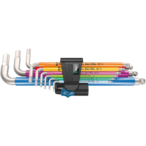 Wera 05 022699 001 3950/9 Hex-Plus Multicolour HF Stainless 1