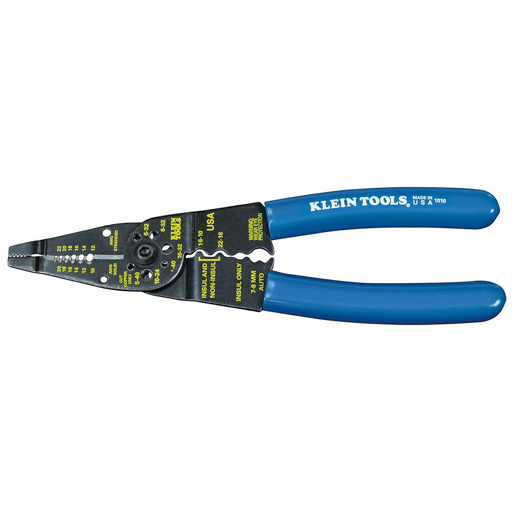 Klein Tools 1010 Long Nose Multi Tool Wire Stripper, Wire Cutters, Crimping Tool