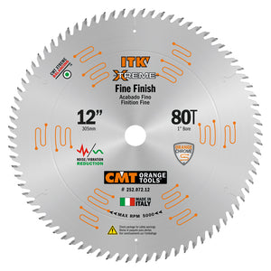 CMT 252.072.12 ITK XTreme Industrial Fine Cut-Off Saw Blade, 12-Inch x 80 Teeth ATB Grind with 1-Inch Bore Visit the CMT Store