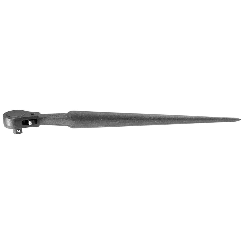 Klein Tools 3238 1/2-Inch Ratcheting Construction Wrench, 15-Inch