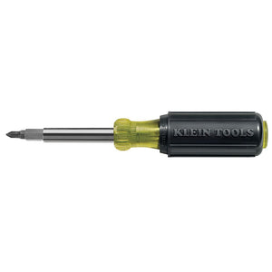 Klein Tools Multi-Bit Screwdriver / Nut Driver, 10-in-1, Phillips, Slotted Bits