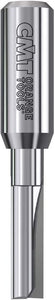 CMT 811.564.11, Solid Carbide Straight Bit, 1/2-Inch Shank, 1/4-Inch Diameter for Incra Jigs