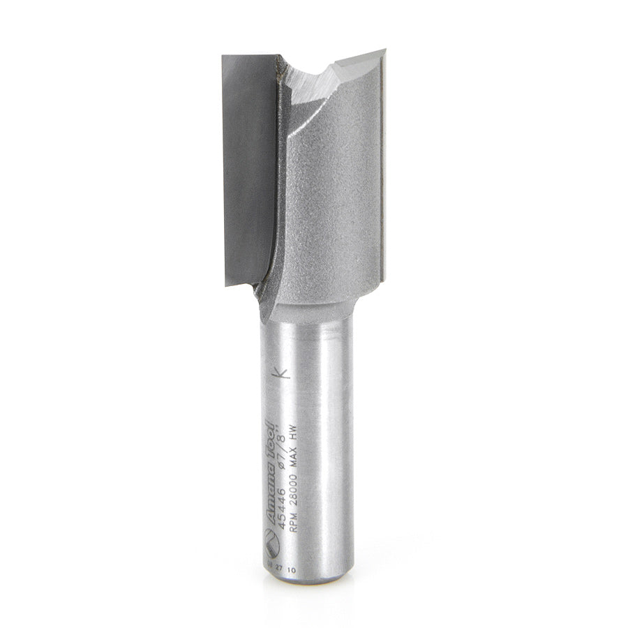 Amana Tool 45446 Carbide Tipped Straight Plunge High Production 7/8 Dia x 1-1/4 x 1/2 Inch Shank