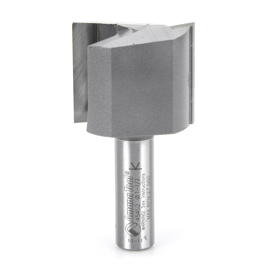 Amana Tool 45452 Carbide Tipped Straight Plunge High Production 1-1/2 Dia x 1-1/4 x 1/2 Inch Shank