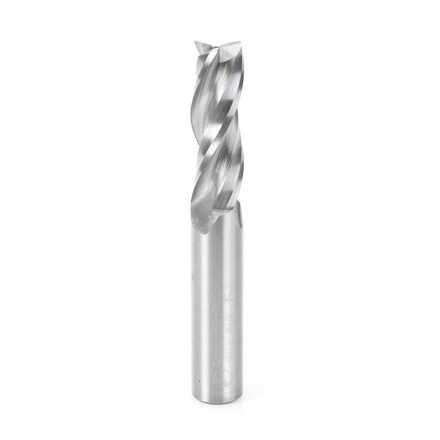 Amana Tool 46116 Solid Carbide Spiral Plunge 1/2 Dia x 1-1/2 x 1/2 Inch Shank Up-Cut, 3-Flute